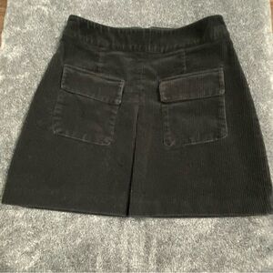 BDG Black Corduroy Skirt